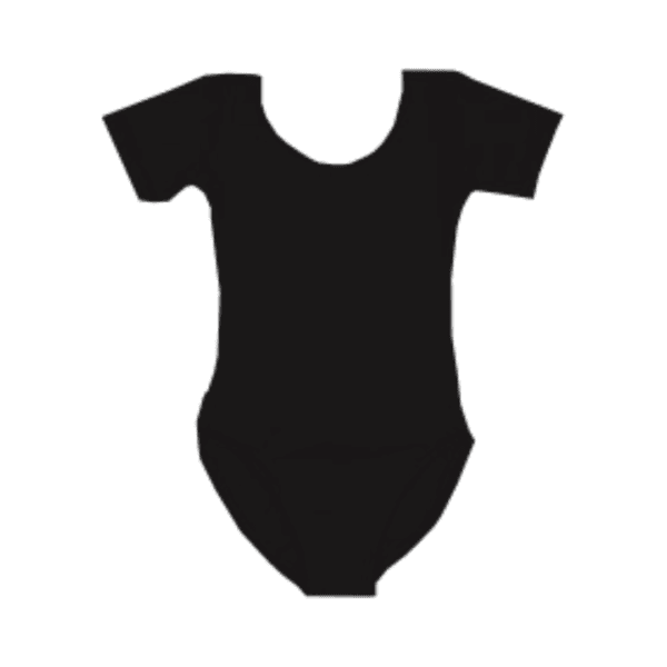 Black Cap Sleeve leotards